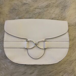 Ralph Lauren White leather shoulder bag